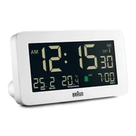 Zegary - Braun BC10 Cyfrowy budzik Biały - miniaturka - grafika 1