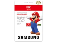 Akcesoria do Nintendo - Karta pamięci NINTENDO Switch 2 microSD Express card 256 GB Samsung Czerwony - miniaturka - grafika 1