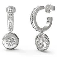 Kolczyki - Kolczyki Guess JUBE04 596JW Srebrny - miniaturka - grafika 1