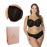 Biustonosze - Biustonosz Semi-Soft Sandy-2 MAXI 594 półusztywniany czarny  100F - miniaturka - grafika 1