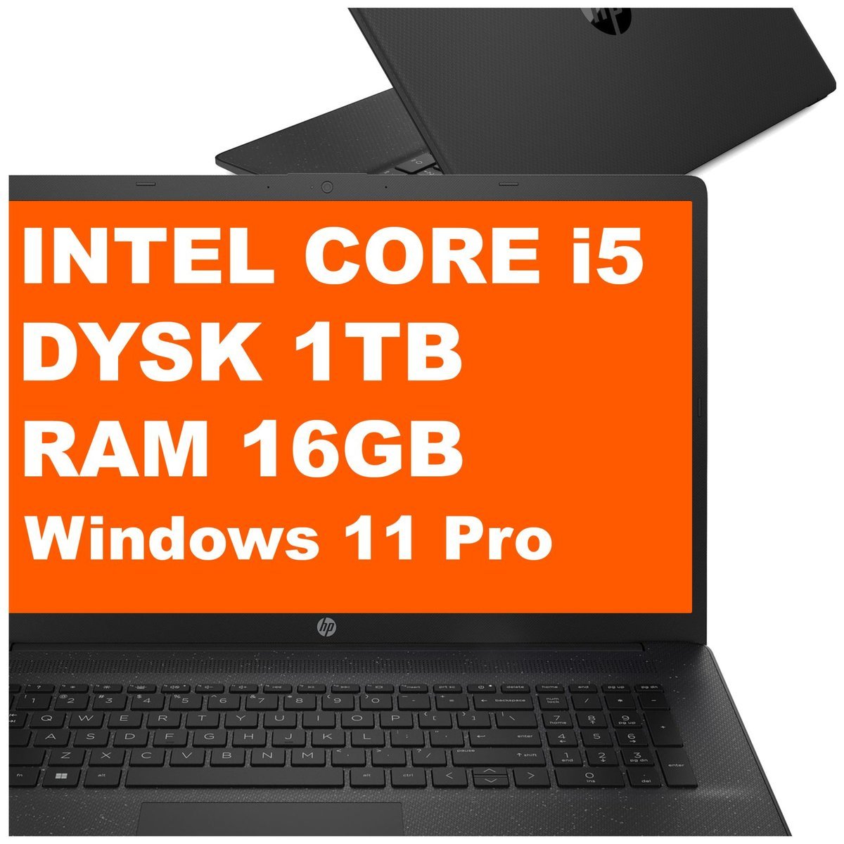 HP 17T-CN300 / D28W8U8 / Intel i5-13 / 16GB / 1TB / Intel Iris Xe / Full HD / Win 11 Pro / Czarny