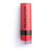 Szminki - Makeup Revolution Matte Pomadka do ust w sztyfcie 132 Cherry 3ml - miniaturka - grafika 1