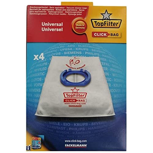 Fackelmann 4 Click-Bag - Uniwersalna torba na odkurzacze