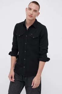 Lee Regular Western Męska Koszula Materiałowa Black L66Wpa01-M - Koszule męskie - miniaturka - grafika 1