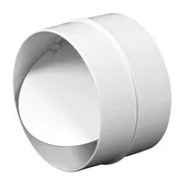 Łączniki, trójniki, kształtki - Łącznik kanałów okrągłych z zaworem zwrotnym fi 125 - miniaturka - grafika 1