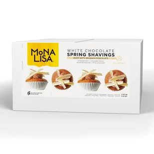 Mona Lisa Wiórki z białej czekolady 2,5 kg - Dodatki do ciast w proszku - miniaturka - grafika 1