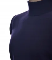 Swetry męskie - Sweter z golfem golf męski bawełniany pod marynarkę gładki 2XL XXL śliwka - miniaturka - grafika 1