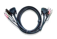 Kable komputerowe i do monitorów - Aten Cable DVI-D/USB, Audio -1.8 m (2L-7D02UD) - miniaturka - grafika 1