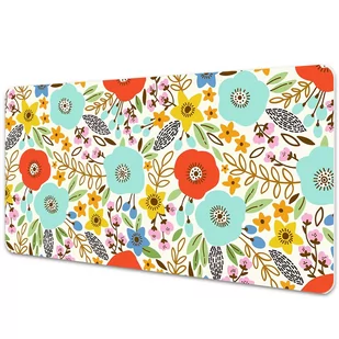 Ochronna podkładka na biurko Łąka kwiaty 90x45 cm - Podkładki na biurko - miniaturka - grafika 1