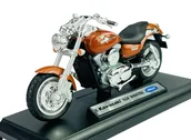 Samochody i pojazdy dla dzieci - WELLY '02 KAWASAKI VULCAN 1500 MEAN STREAK 1:18 12166 - miniaturka - grafika 1