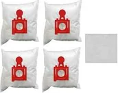 Worki do odkurzaczy - Worek do odkurzacza Invest 4 sztuki + filtr (49.4220) - miniaturka - grafika 1