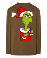 Koszulki męskie - Longsleeve męski nadruk Grinch Święta Rozm.M - miniaturka - grafika 1