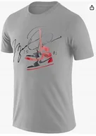 Koszulki męskie - Koszulka Męska Krótki Rękaw Szara Nike Air Jordan 85 BQ5538-091 r. M - miniaturka - grafika 1