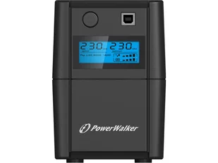 PowerWalker UPS LINE-INTERACTIVE 650VA 2X SCHUKO, RJ11 IN/OUT, USB, LCD VI650SELCD-SCHUKO - Zasilacze awaryjne UPS - miniaturka - grafika 4