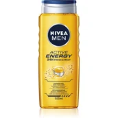 Żele pod prysznic dla mężczyzn - Nivea Polska Men Active Energy Żel pod prysznic 500 ml 1143615 - miniaturka - grafika 1