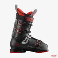 Buty narciarskie - Buty narciarskie Salomon S/PRO ALPHA 100 Black/Red 2022/2023 - miniaturka - grafika 1