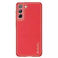 Etui i futerały do telefonów - Dux Ducis Yolo eleganckie etui pokrowiec ze skóry ekologicznej Samsung Galaxy S22+ (S22 Plus) czerwony - miniaturka - grafika 1