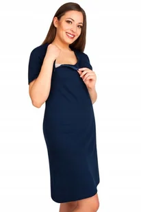 Koszula Nocna Ciążowa Do Karmienia Porodu - Piżamy ciążowe - miniaturka - grafika 1