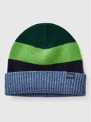 Czapki damskie - Benetton Czapka w kolorze czarno-zielono-niebieskim - miniaturka - grafika 1