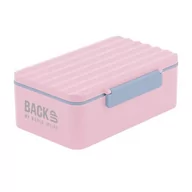 Lunch boxy - Śniadaniówka BackUp 6 C63 róż/szary DERFORM - miniaturka - grafika 1