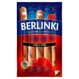 Berlinki Habanero 250 G Morliny - Pasztet i przetwory mięsne - miniaturka - grafika 1