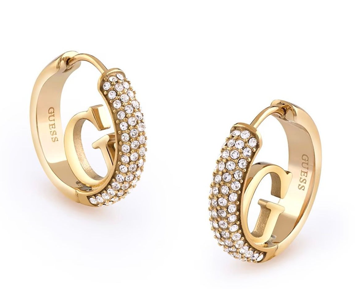 Kolczyki Guess Crazy Earrings JUBE03299JWYGT/U