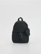 Plecaki - Reserved - Plecak z portfelem - czarny - miniaturka - grafika 1