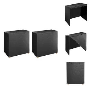 vidaXL Pokrowce na huśtawkę 2 szt. 8 oczek 125x90x135/165 cm - Pokrowce ochronne na meble ogrodowe - Pokrowce na meble ogrodowe - miniaturka - grafika 1