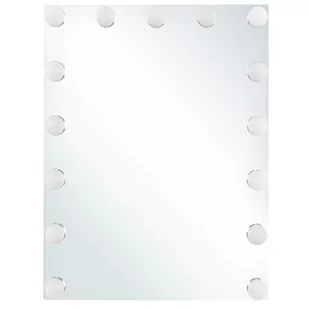 Beliani Lustro ścienne LED 40 x 50 cm LUCENAY - Lustra - miniaturka - grafika 1