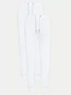 Spodnie sportowe męskie - KARL LAGERFELD Spodnie dresowe 705409 543910 Biały Regular Fit - miniaturka - grafika 1