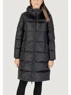 Armani Exchange Kurtka puchowa DOWN JACKET Czarny Firm Fit - Kurtki damskie - miniaturka - grafika 1
