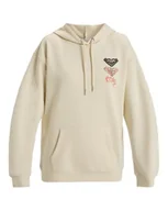 Bluzy damskie - Roxy Top SURF STOKED BLUZA BRUSHED A Damska Beżowa M - miniaturka - grafika 1