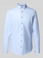 Koszule męskie - Koszula biznesowa o kroju Super Slim Fit z kołnierzykiem typu kent - miniaturka - grafika 1