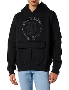 BENLEE Rocky Marciano Mitchell męska bluza z kapturem, czarny/szary, XL duże rozmiary 190756 - Bluzy męskie - miniaturka - grafika 1