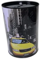 Skarbonki - Skarbonka Metalowa Puszka grafika NEW YORK CITY wys. 15 cm - nieotwierana - miniaturka - grafika 1
