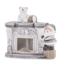 Ozdoby bożonarodzeniowe - Mała Kominek Ozdobna Figurka Led 23x23x10 cm - miniaturka - grafika 1