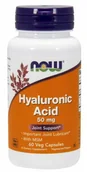 Suplementy diety - Hyauluronic Acid with MSM - Kwas Hialuronowy 50 mg + MSM 450 mg (60 kaps.) - miniaturka - grafika 1