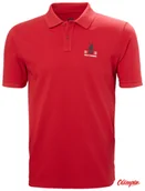Koszulki męskie - Koszulka męska HELLY HANSEN KOSTER POLO - Red - miniaturka - grafika 1