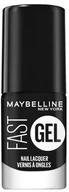 Lakiery do paznokci - Lakier do paznokci Maybelline New York Fast Gel Nail Lacquer 17-Blackout 7 ml (30152809) - miniaturka - grafika 1