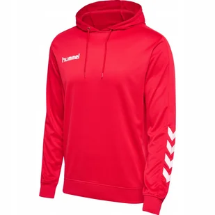 Bluza sportowa z kapturem czerwony Hummel Promo Poly Hoodie r.S - Bluzy męskie - miniaturka - grafika 1