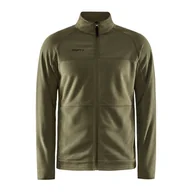 Bluzy sportowe męskie - Męska Bluza CRAFT ADV EXPLORE FLEECE MIDLAYER M 1910396-664000 – Oliwkowy - miniaturka - grafika 1