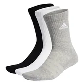 Skarpetki męskie - Skarpetki adidas  Cushioned Crew Socks 3 Pairs Grey/White/Black  S - miniaturka - grafika 1