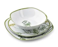 Talerze - Komplet obiadowy Village Dill 18 el. - miniaturka - grafika 1