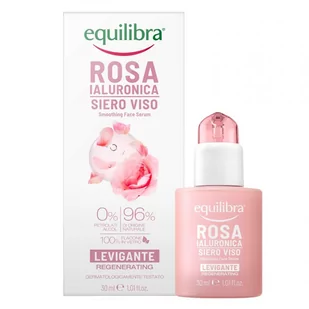 Equilibra Rosa Różane Serum wygładzające z kwasem hialuronowym 30ml - Serum do twarzy - miniaturka - grafika 1