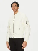 Kurtki męskie - Guess Jeans Kurtka bomber M5RL81 WHAA2 Écru Regular Fit - miniaturka - grafika 1