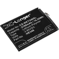 Baterie do telefonów - Nokia 7 Plus / HE346 3700mAh 14.25Wh Li-Polymer 3.85V (Cameron Sino) - miniaturka - grafika 1