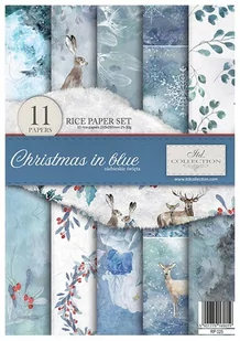 Zestaw kreatywny RP025 Christmas in blue - Decoupage - miniaturka - grafika 1