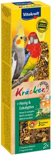 Vitakraft Krakersy dla papug falistych - Miód i eukaliptus - Przysmaki dla ptaków - miniaturka - grafika 1