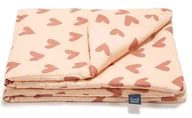 Kołdry i poduszki dla dzieci - Kołdra Dziecięca Bambusowa Heartbeat Pink M 80X100 La Millou - miniaturka - grafika 1