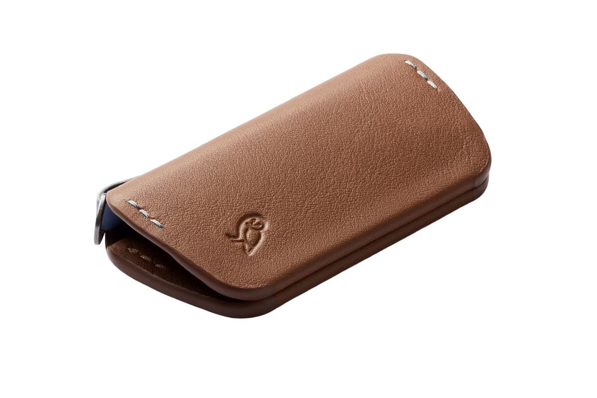 Etui na Klucze Pokrowiec Bellroy Key Cover - Skóra Naturalna, Orzech